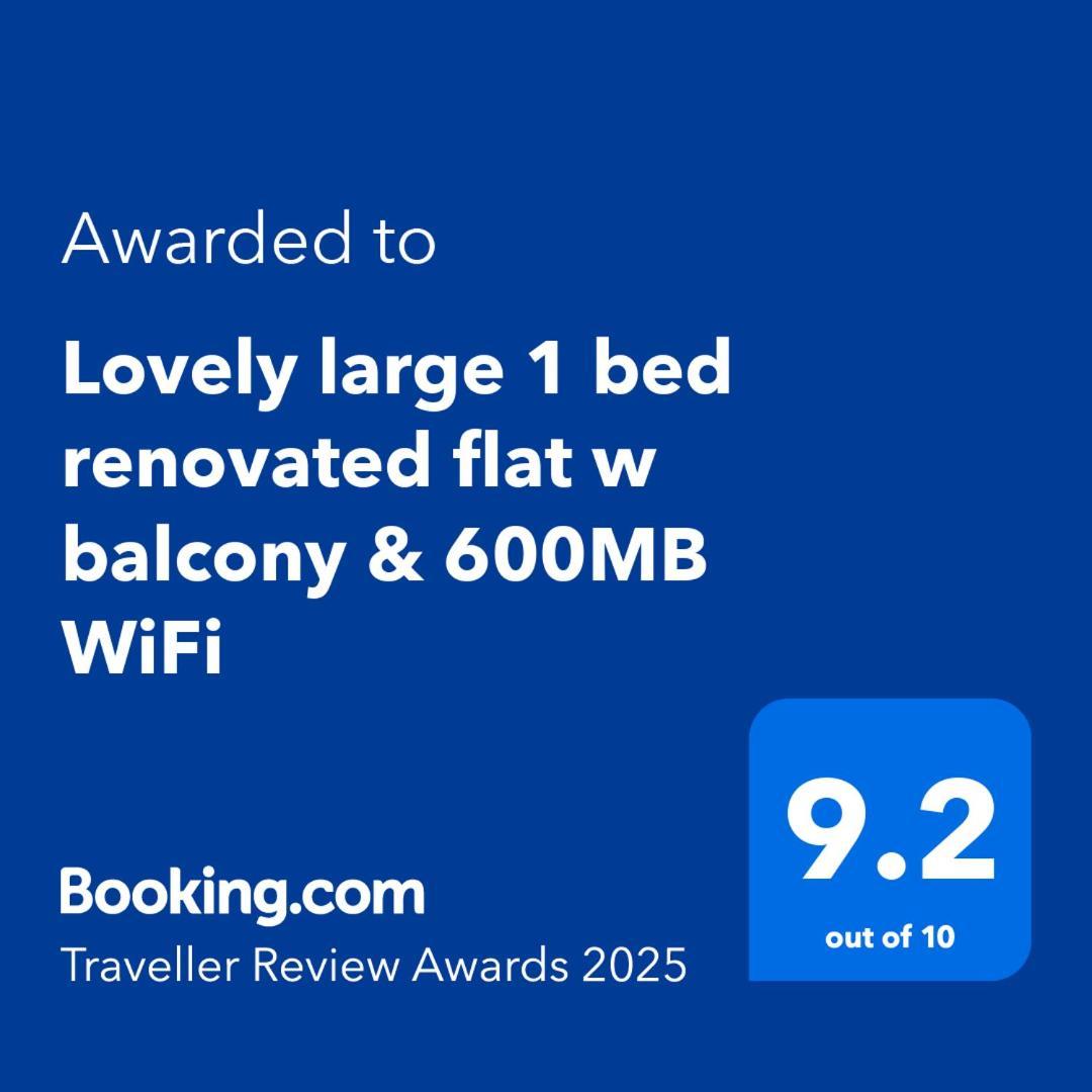 Lovely Large 1 Bed Renovated Flat W Balcony & 600Mb Wifi Λονδίνο Εξωτερικό φωτογραφία